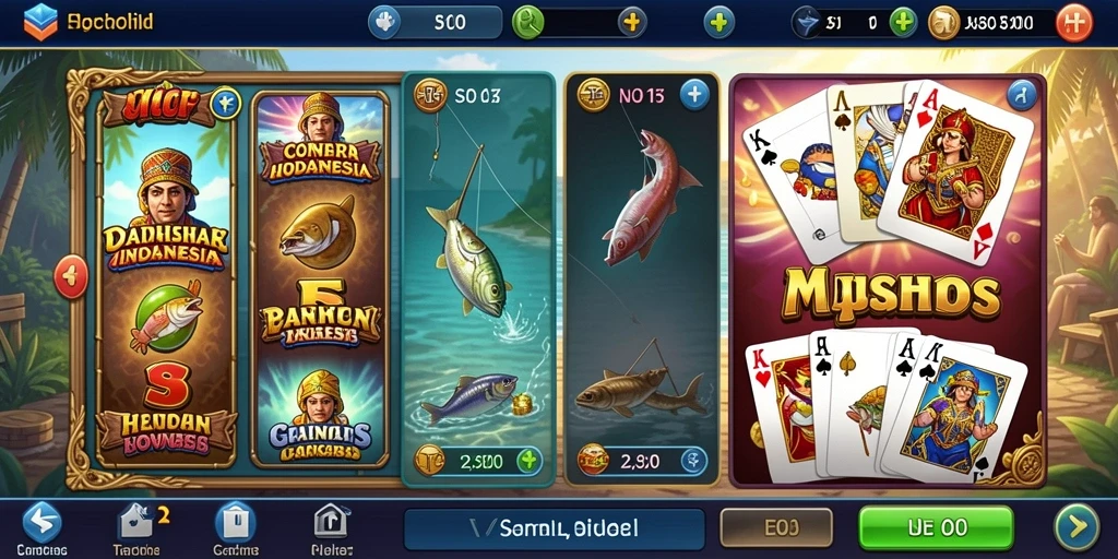 vegas969 - Layar permainan slot yang penuh warna dan menggembirakan.